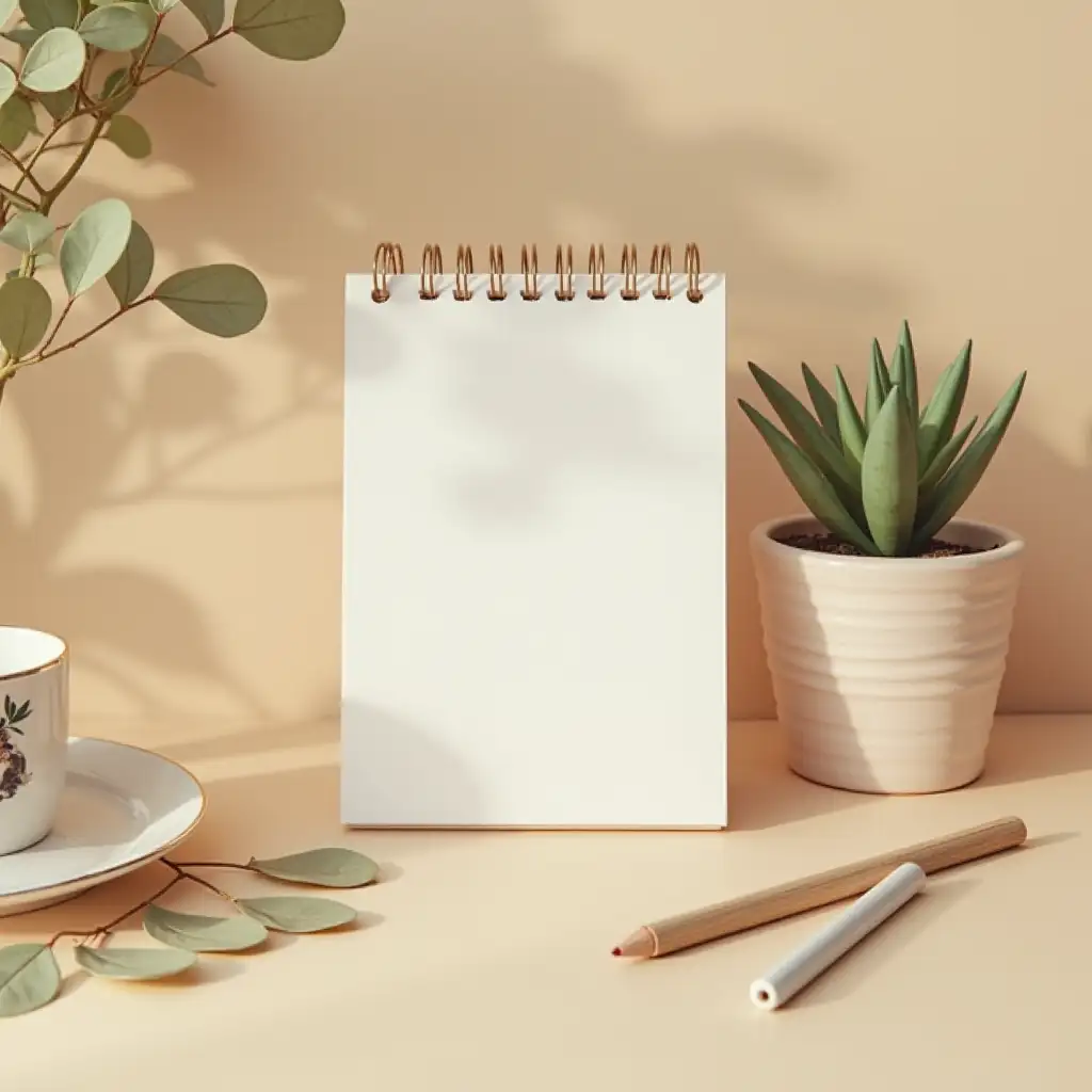 Realistic EcoFriendly Stationery Product for Instagram