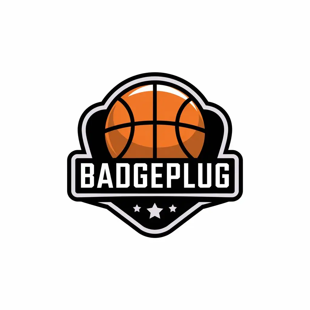 LOGO Design for BadgePlug Basketball Shop Theme for Retail Industry