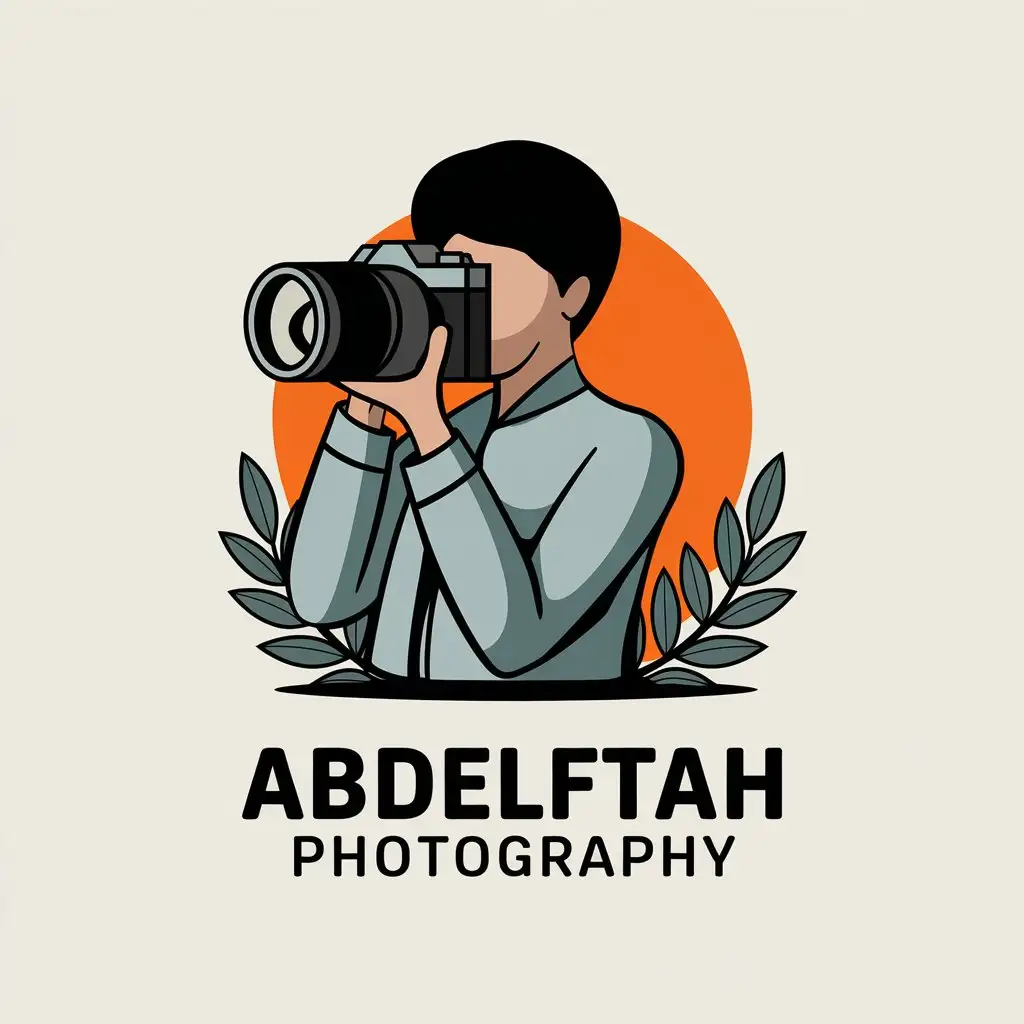 LOGO-Design-for-Abdelftah-Photography-Black-Camera-Symbol-on-Clear-Background