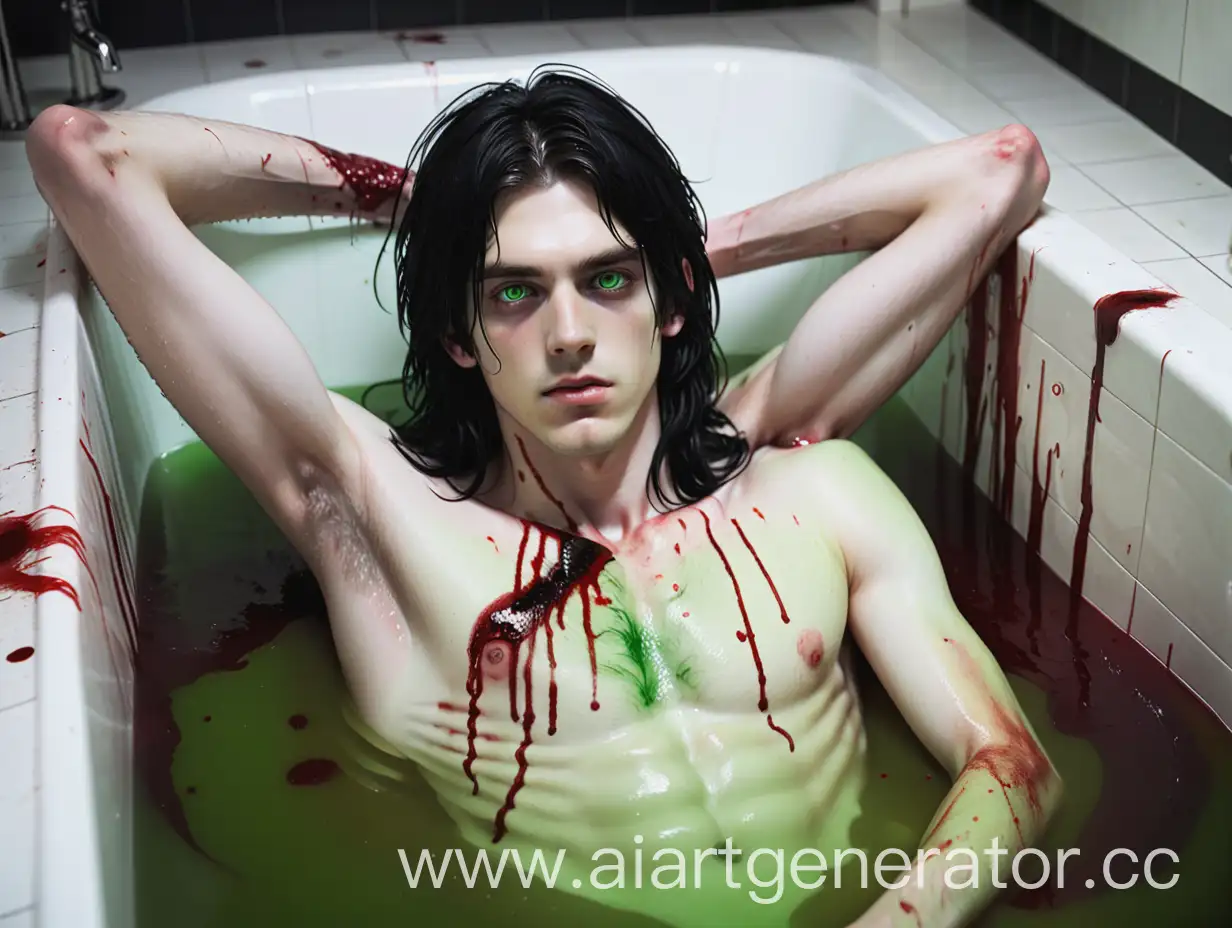 Pale-Young-Man-with-Green-Eyes-in-Bloody-Bath