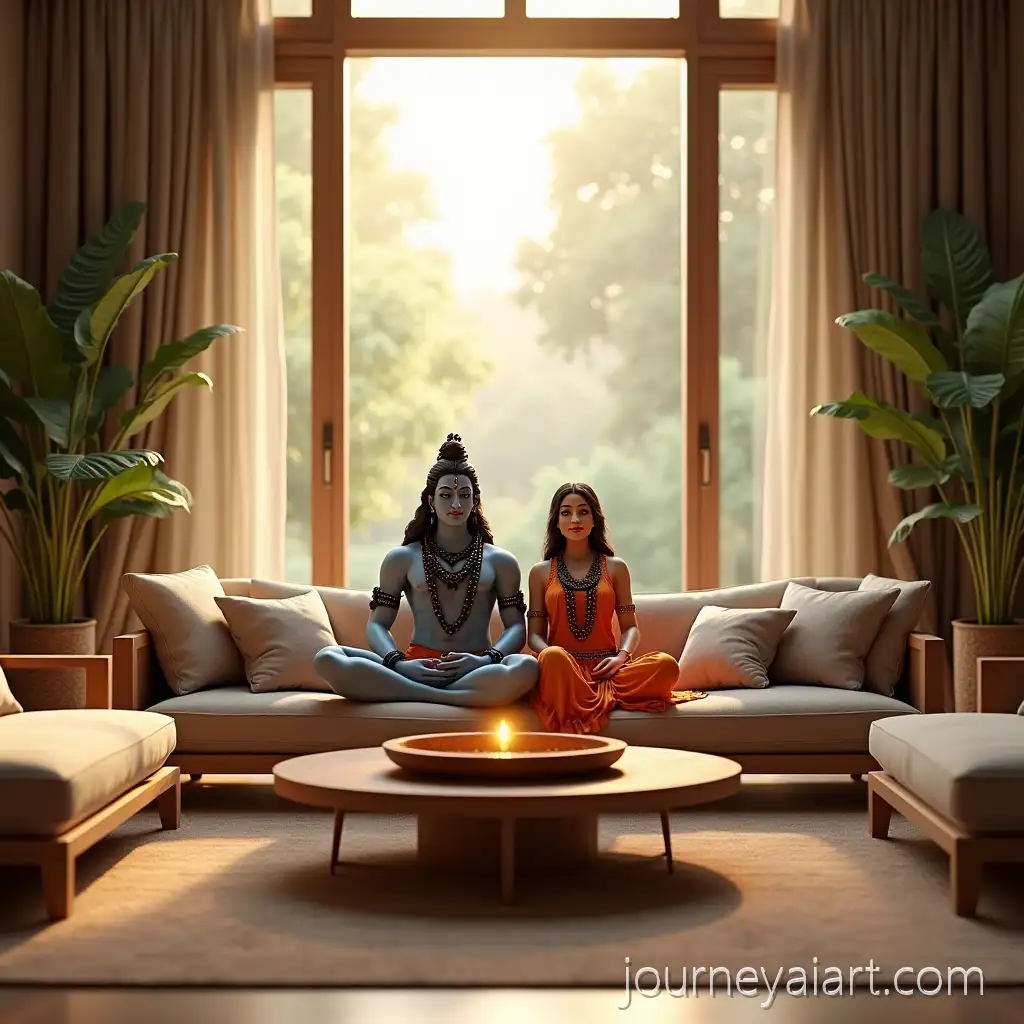 Luxurious-Modern-IndianLuxurious-Indian-living-room-Living-Room-with-Divine-Couple-on-Sofa