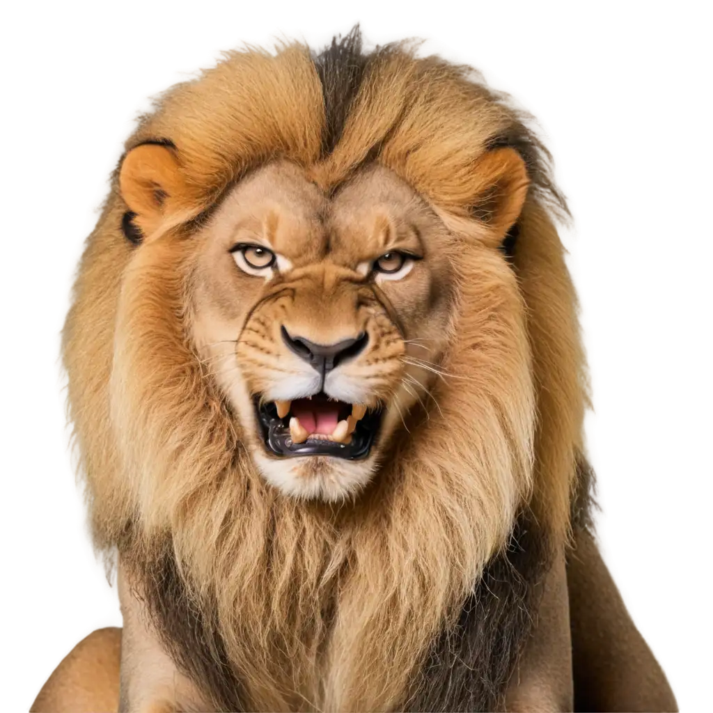 Stunning-Angry-Lion-PNG-HighQuality-Clear-Imagery-for-Digital-Media