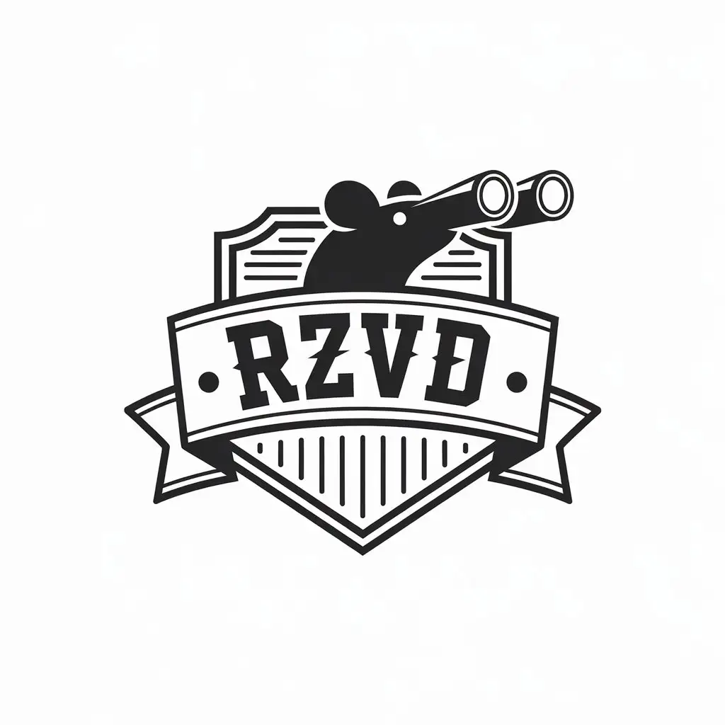 LOGO-Design-for-RZVD-Minimalistic-Banner-with-Mouse-and-Binoculars