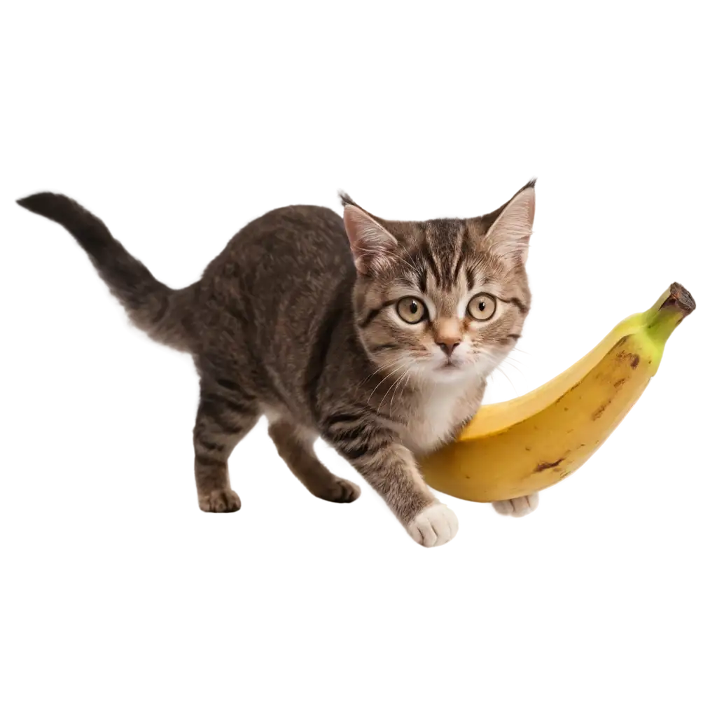 Cat-Carrying-Banana-PNG-Image-HighQuality-Clarity-and-Fun-for-Your-Projects