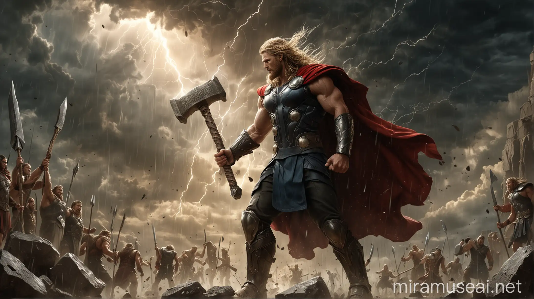 Epic Battle Between Thor and Hercules