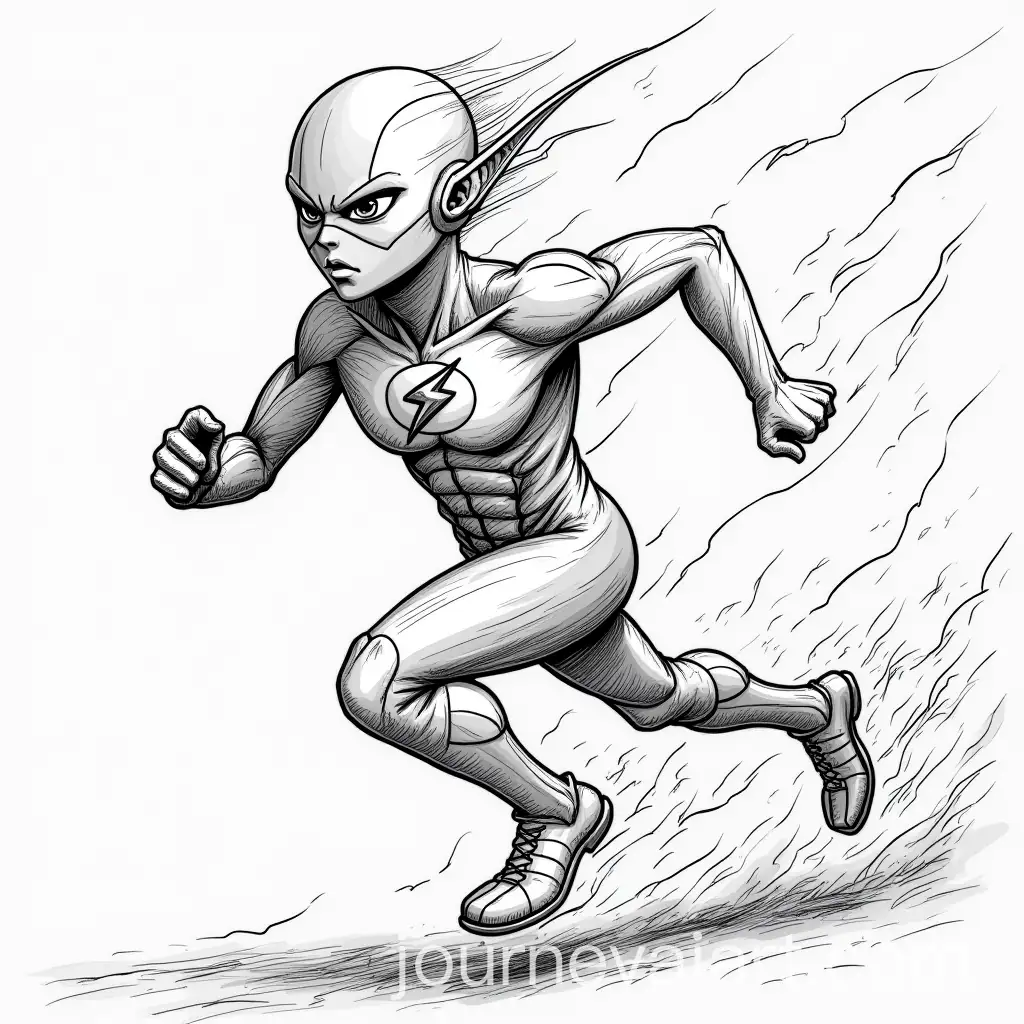 The-Flash-Running-with-a-Serious-Expression-in-Blue-Lock-Manga-Style