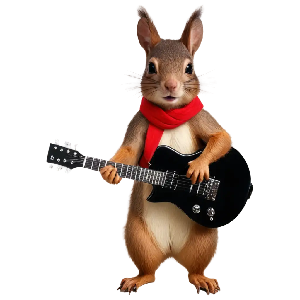 Rockstar-Squirrel-with-Red-Guitar-PNG-Image-Creative-AI-Art-Prompt