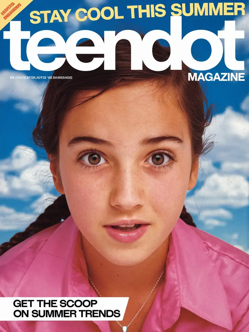 Teen Dot Magazine Cover 1990s Teen Fashion and Pop Culture Highlights