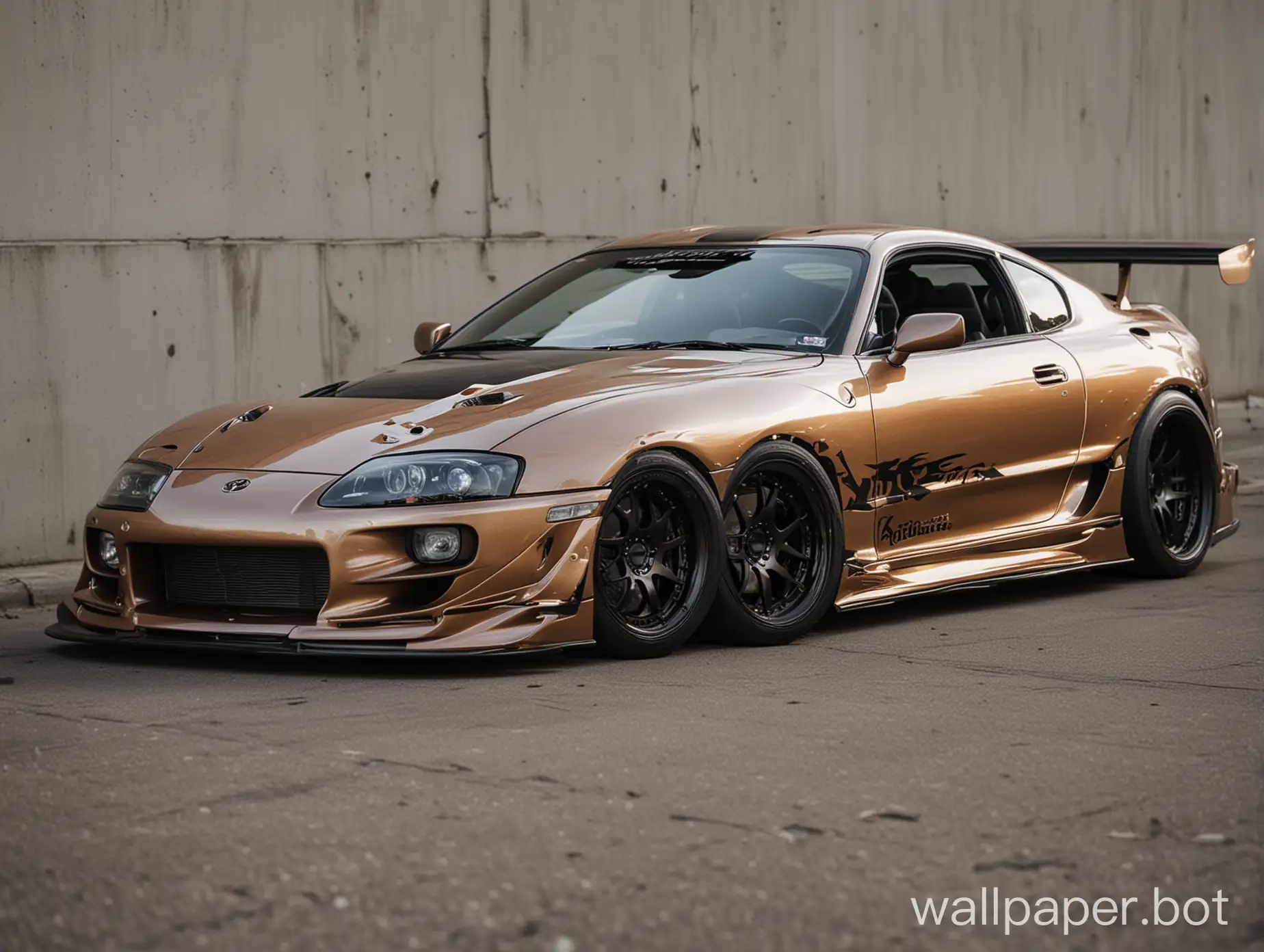 toyota supra mk4 with ratata hycade body kit