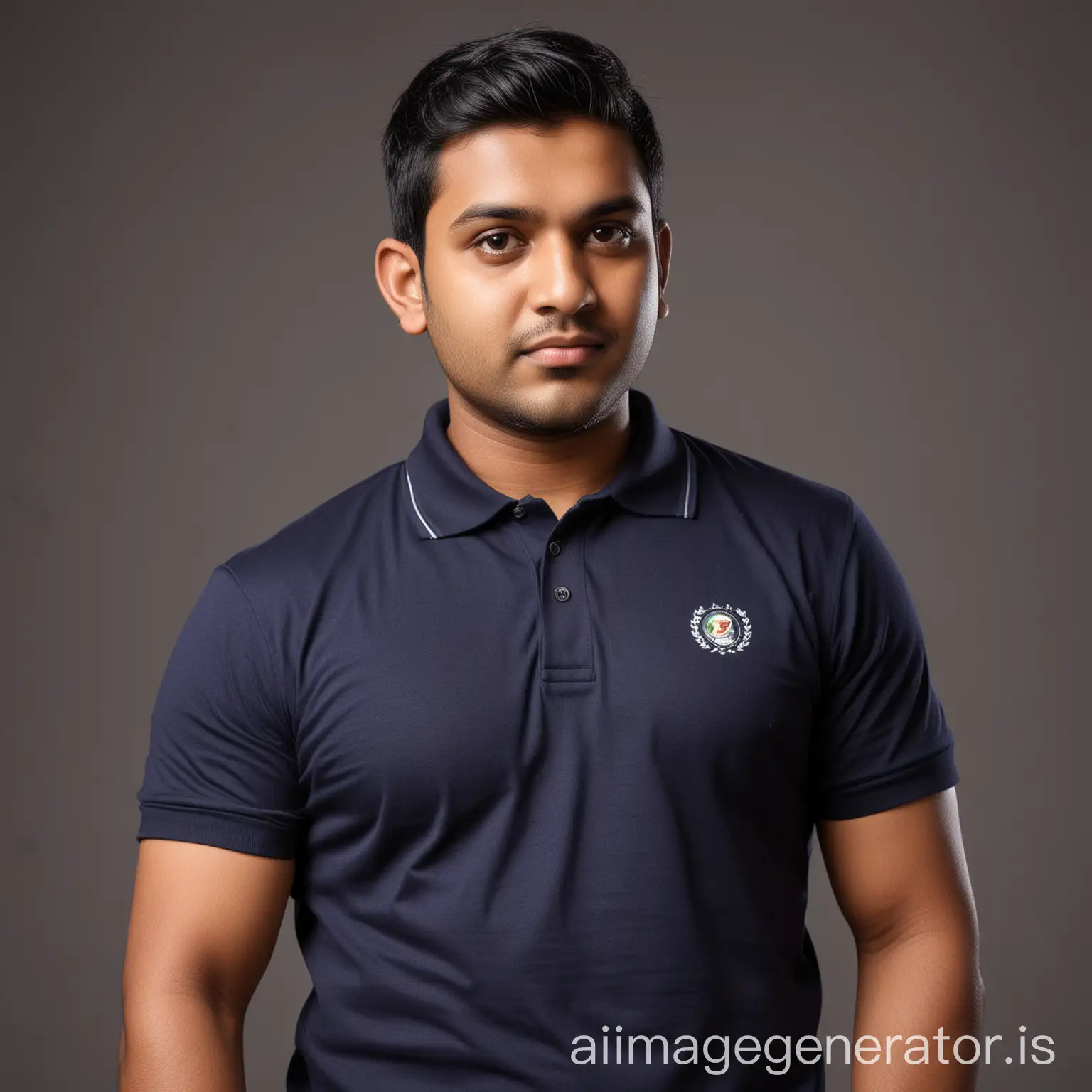 Professional-Indian-Man-Posing-in-Polo-TShirt-Portrait