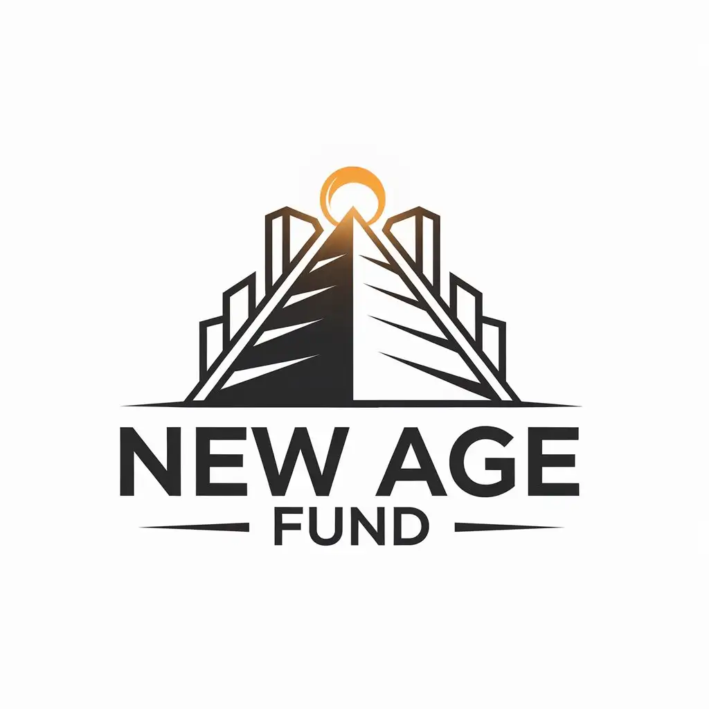 LOGO Design For New Age Fund Pyramid Symbol in Finance Industry