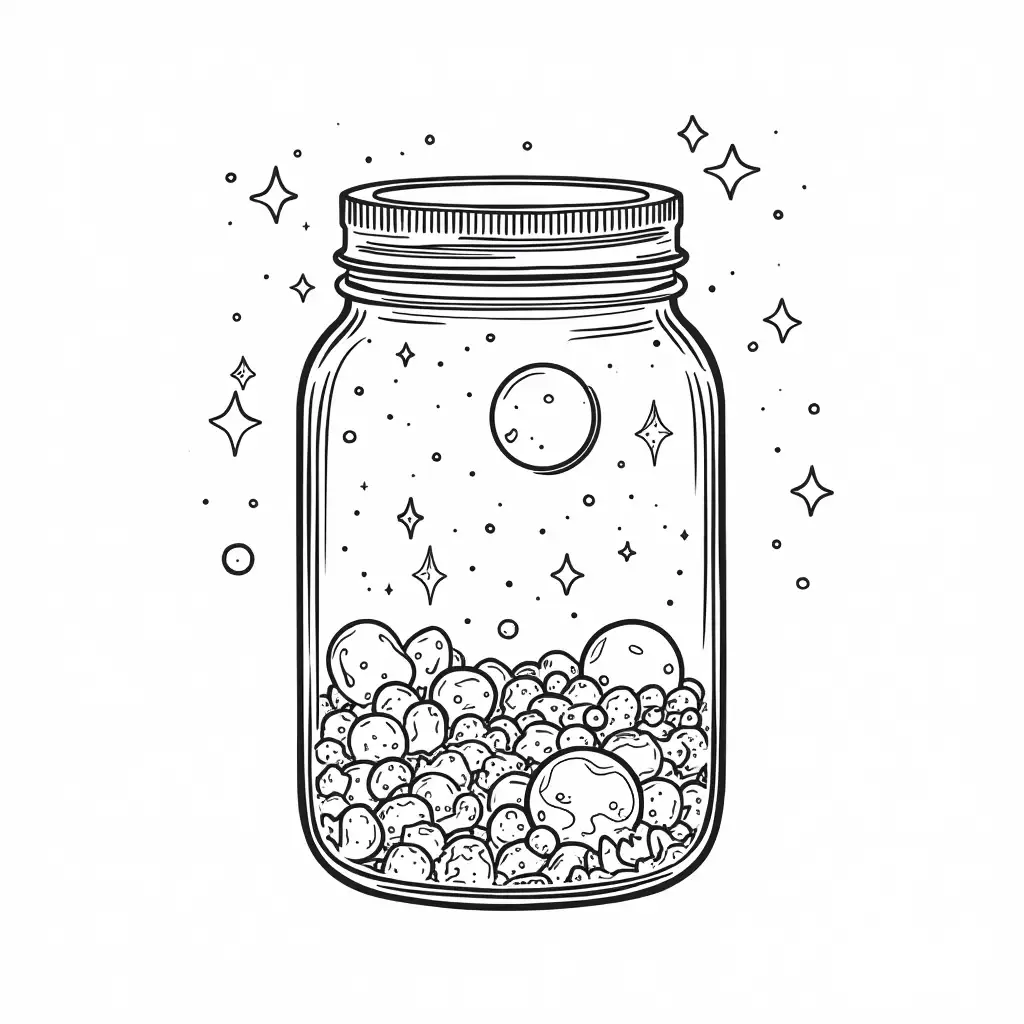 Coloring-Pages-The-Whole-Universe-in-a-Jar