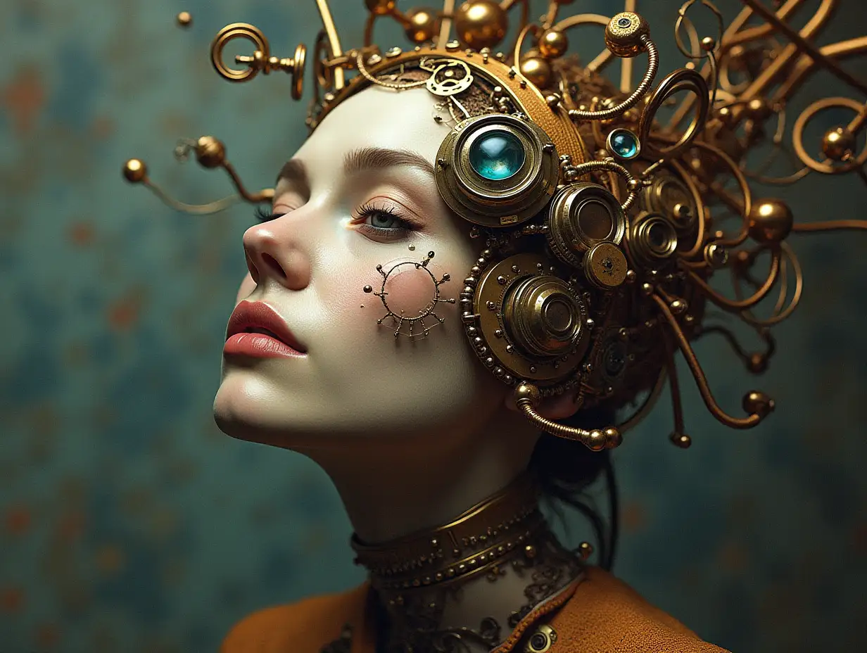 Surrealistic questions for the artificial unconscious of Steampunk