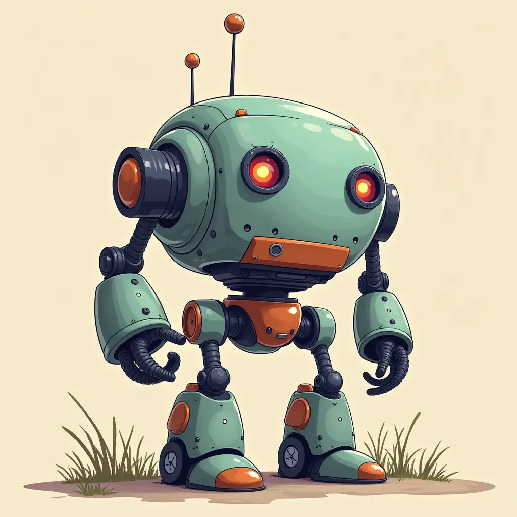 robot illustration no copyright