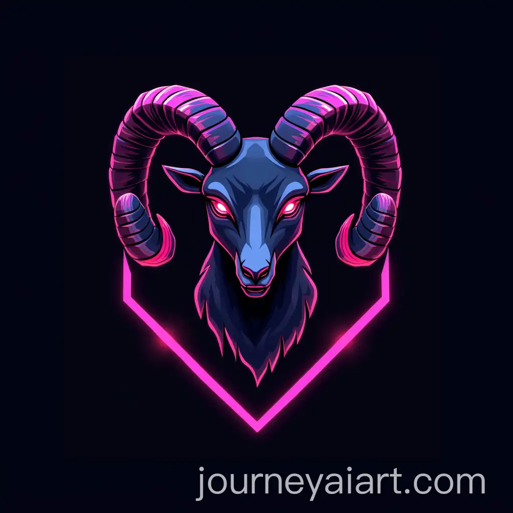 Cyberpunk-Ram-Logo-for-Noob-GamingKZ-Team