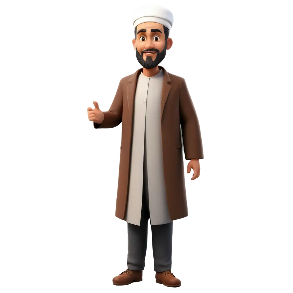 PNG-Image-of-an-Animated-Cartoon-Religious-Islamic-Leader-Enhance-Your-Digital-Content