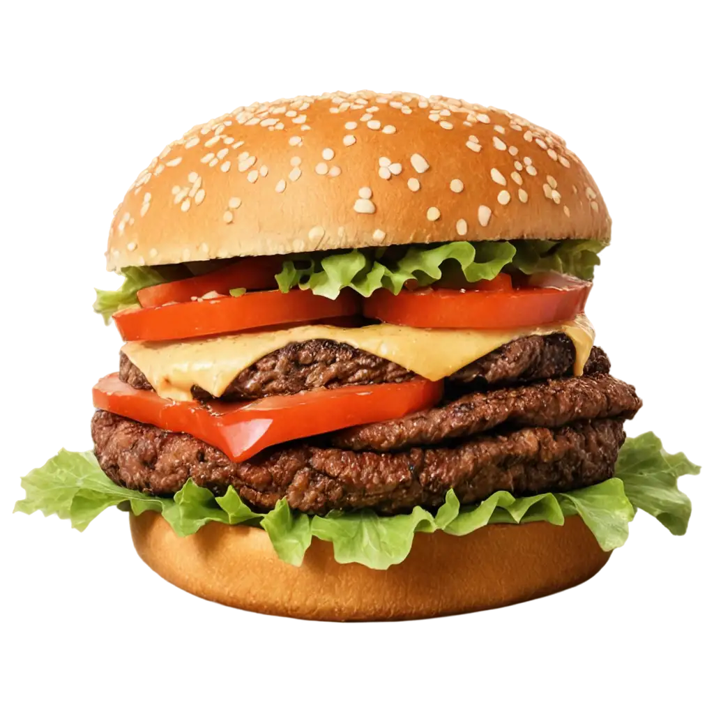 Giant-Burger-with-Sauces-Lettuce-Tomato-and-Cedar-HighQuality-PNG-Image-for-Food-Art