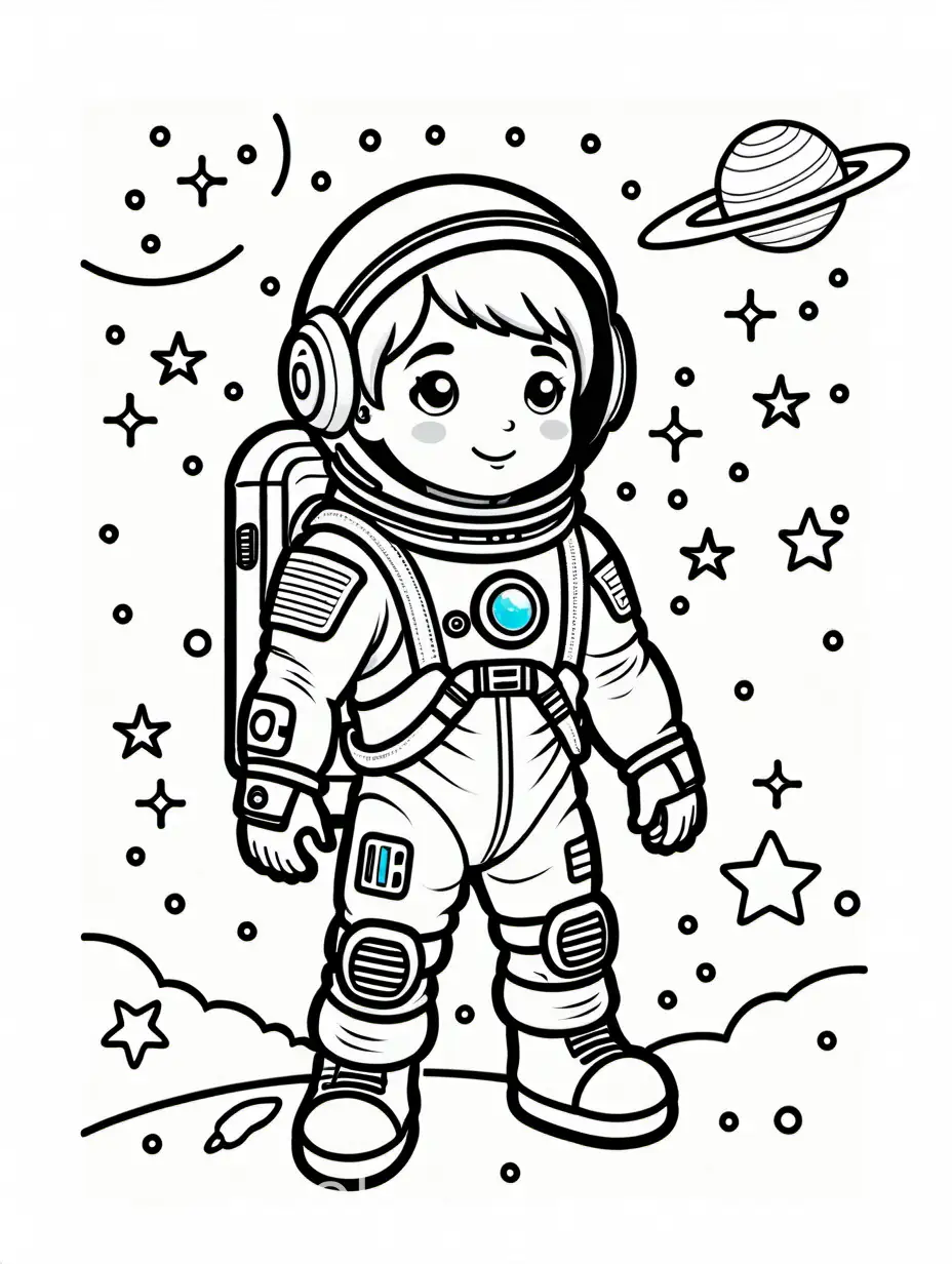 Child-Astronaut-Drawing-Manga-in-Space