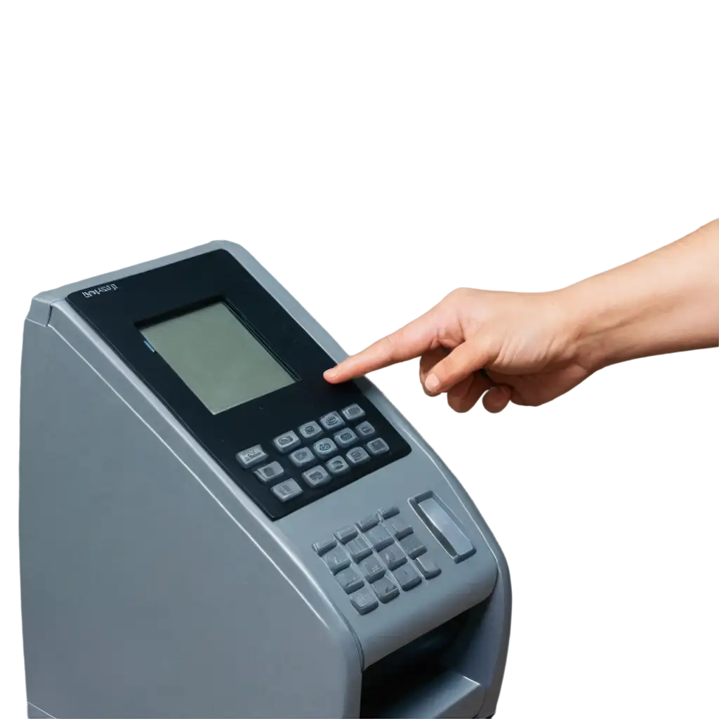 HighQuality-PNG-Image-Finger-Pressing-Button-of-Electronic-Voting-Machine