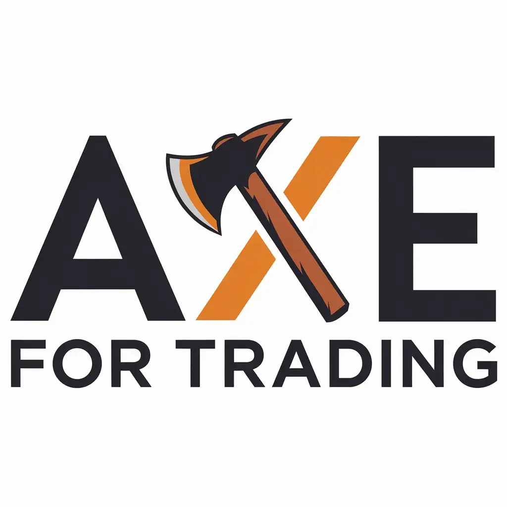 Transparent-Axe-for-Trading-Logo-Design