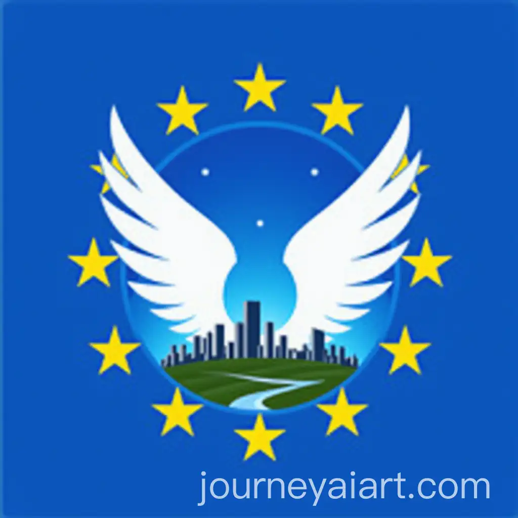Harmonious-Logo-Design-Featuring-Angel-Wings-and-UrbanRural-Unity