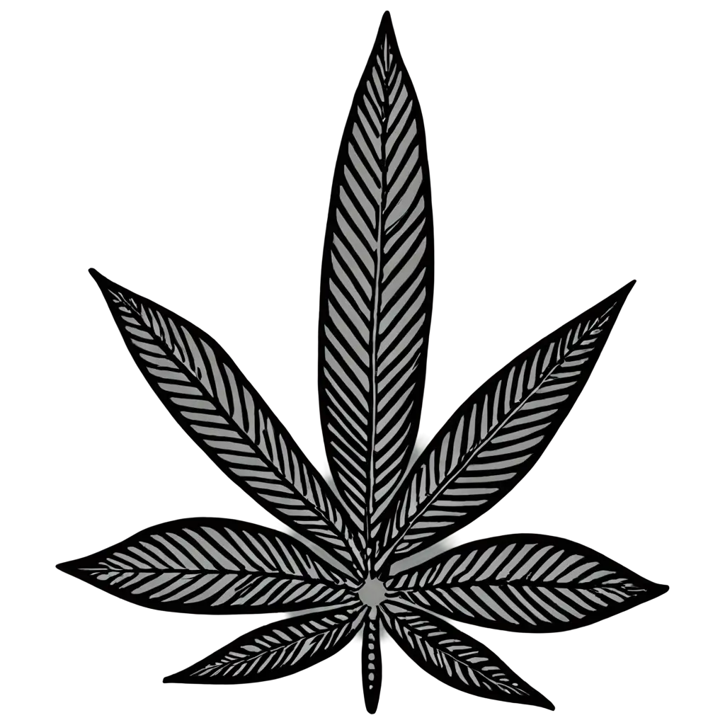 HighQuality-Black-and-White-Vector-PNG-Artwork-of-Marijuana-Slang