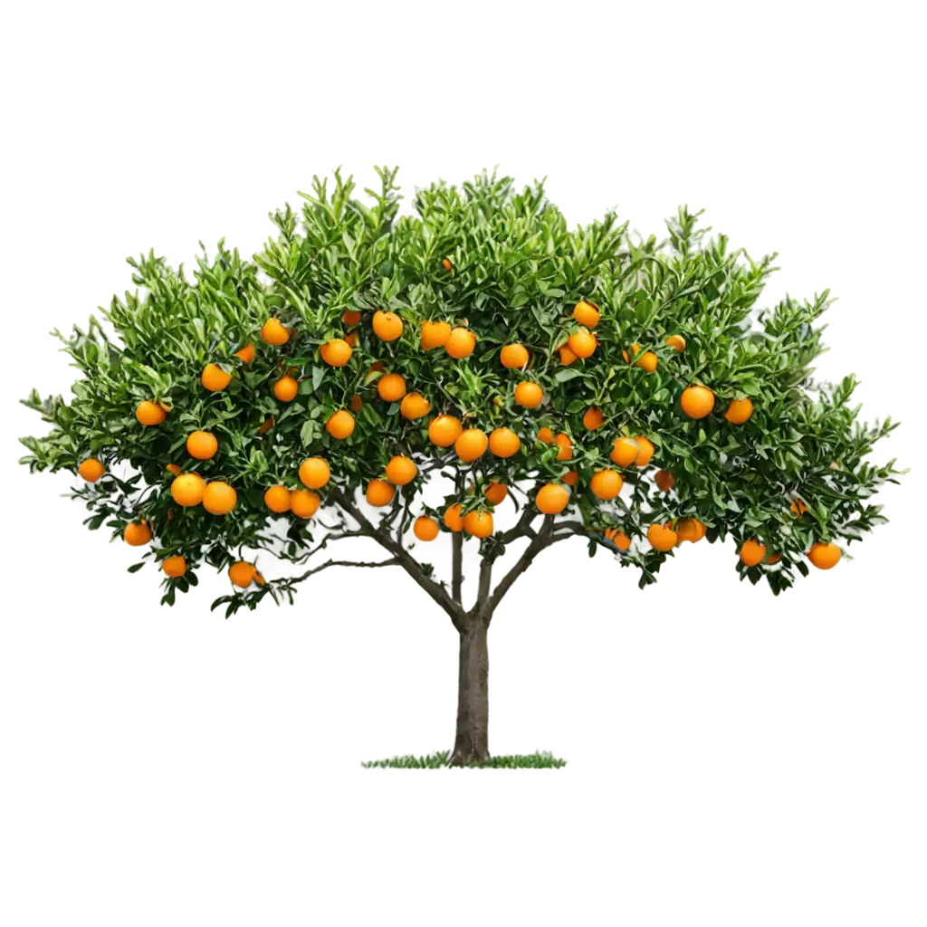 Orange-Tree-PNG-Image-High-Quality-and-Transparent-Background-for-Versatile-Use