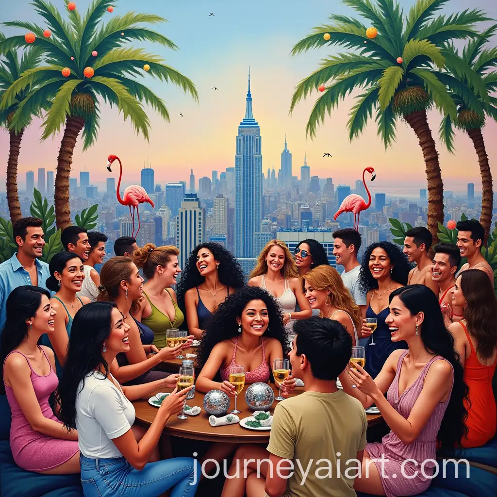 Rooftop-Terrace-Party-Overlooking-New-York-Skyline