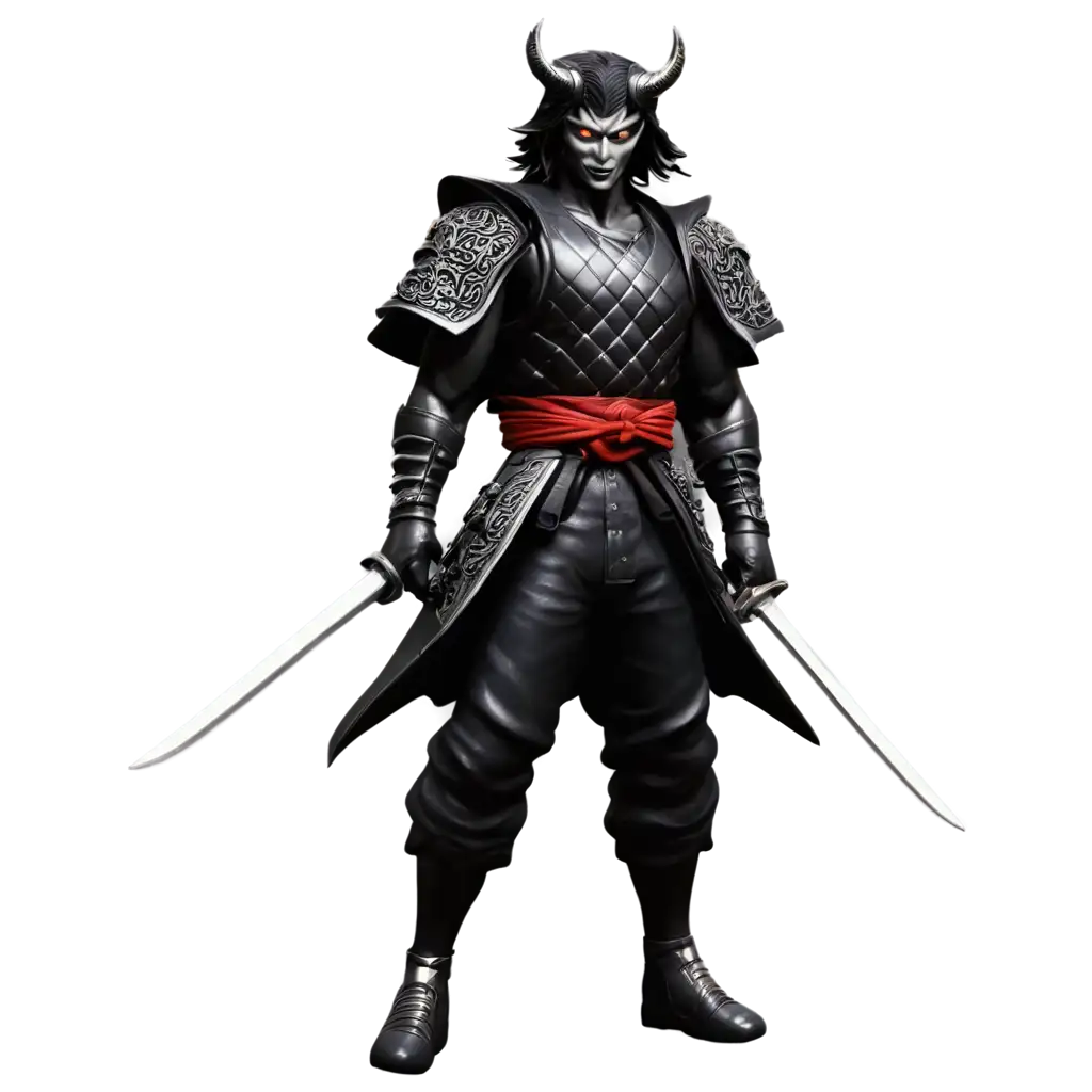 Miniature-Demon-Character-Onimusha-with-Katana-HighQuality-PNG-Image