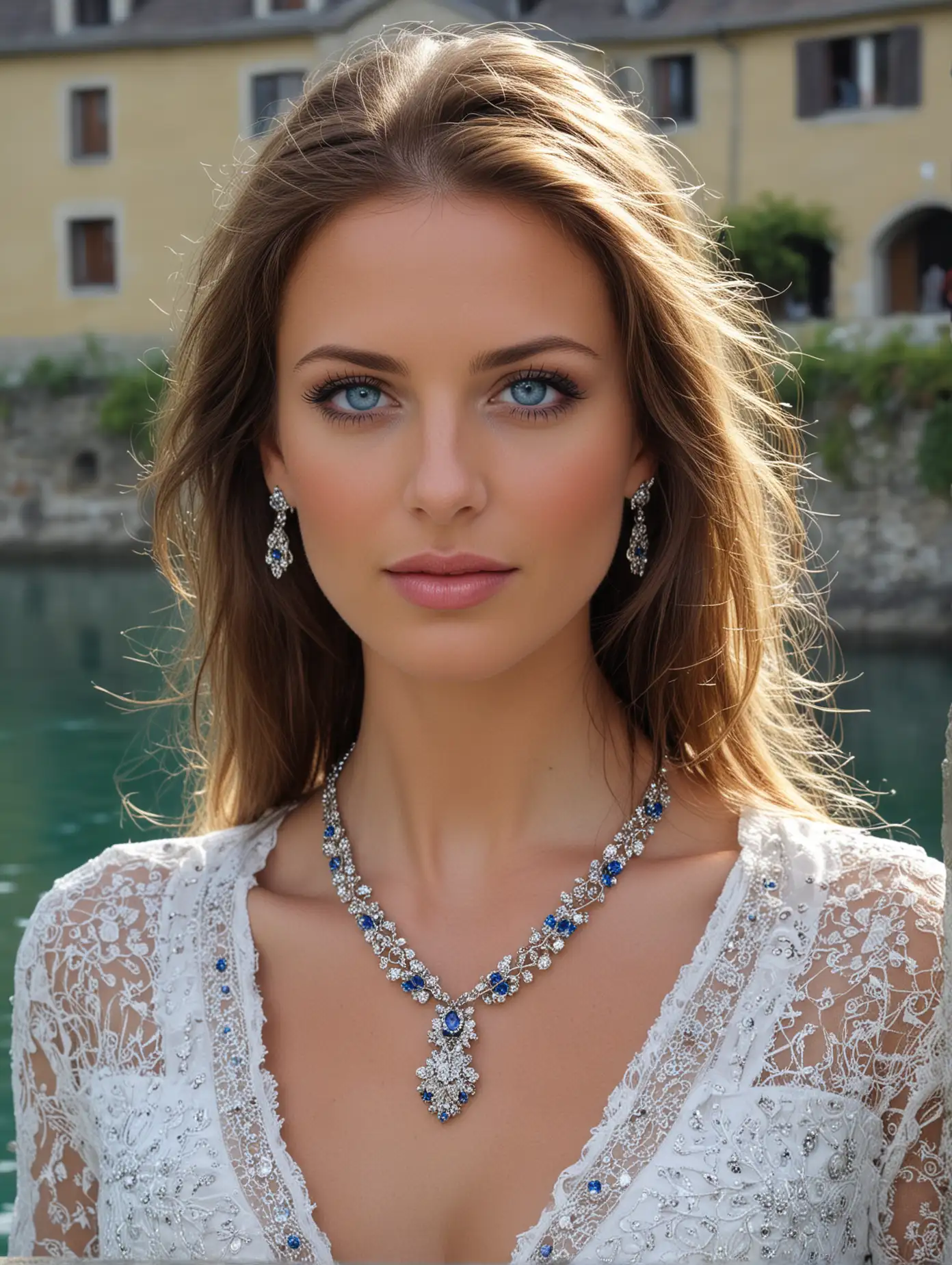 Australian-Top-Model-Rene-Herbert-in-Elegant-Outfit-and-Swarovski-Jewels-in-Montreux-Switzerland