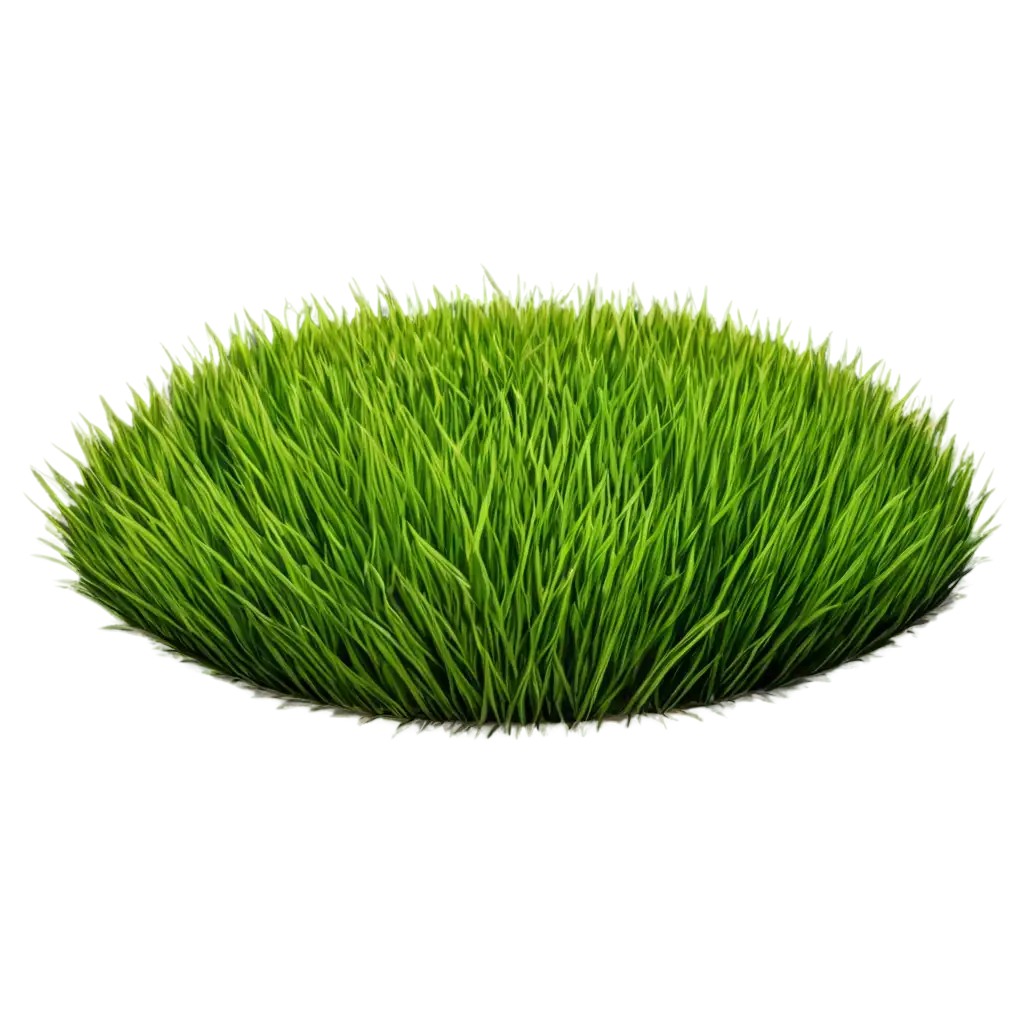 Oval-Shaped-Grass-PNG-Image-for-Versatile-Design-Applications