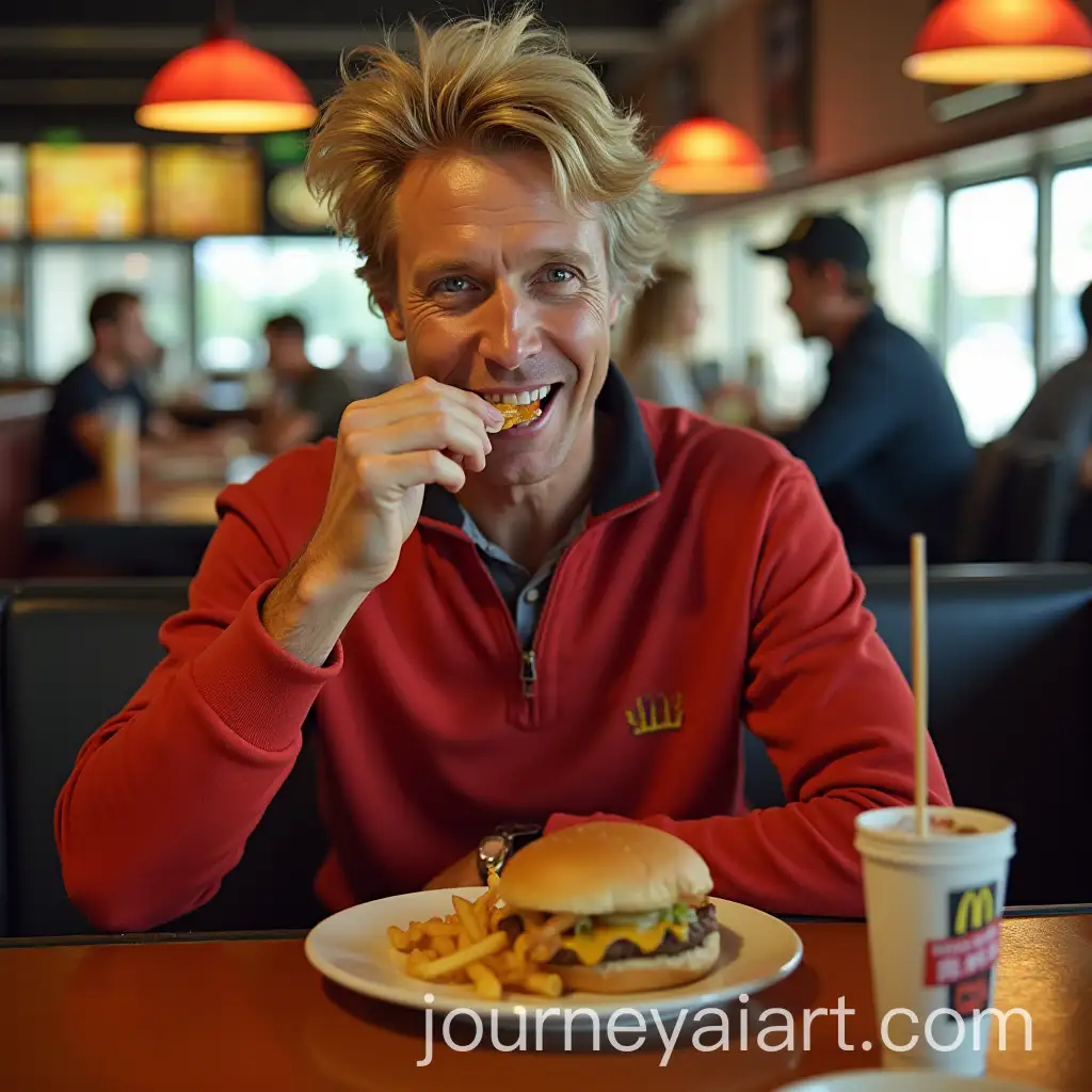 William-Zabka-Eating-at-McDonalds-in-Cobra-Kai-Style