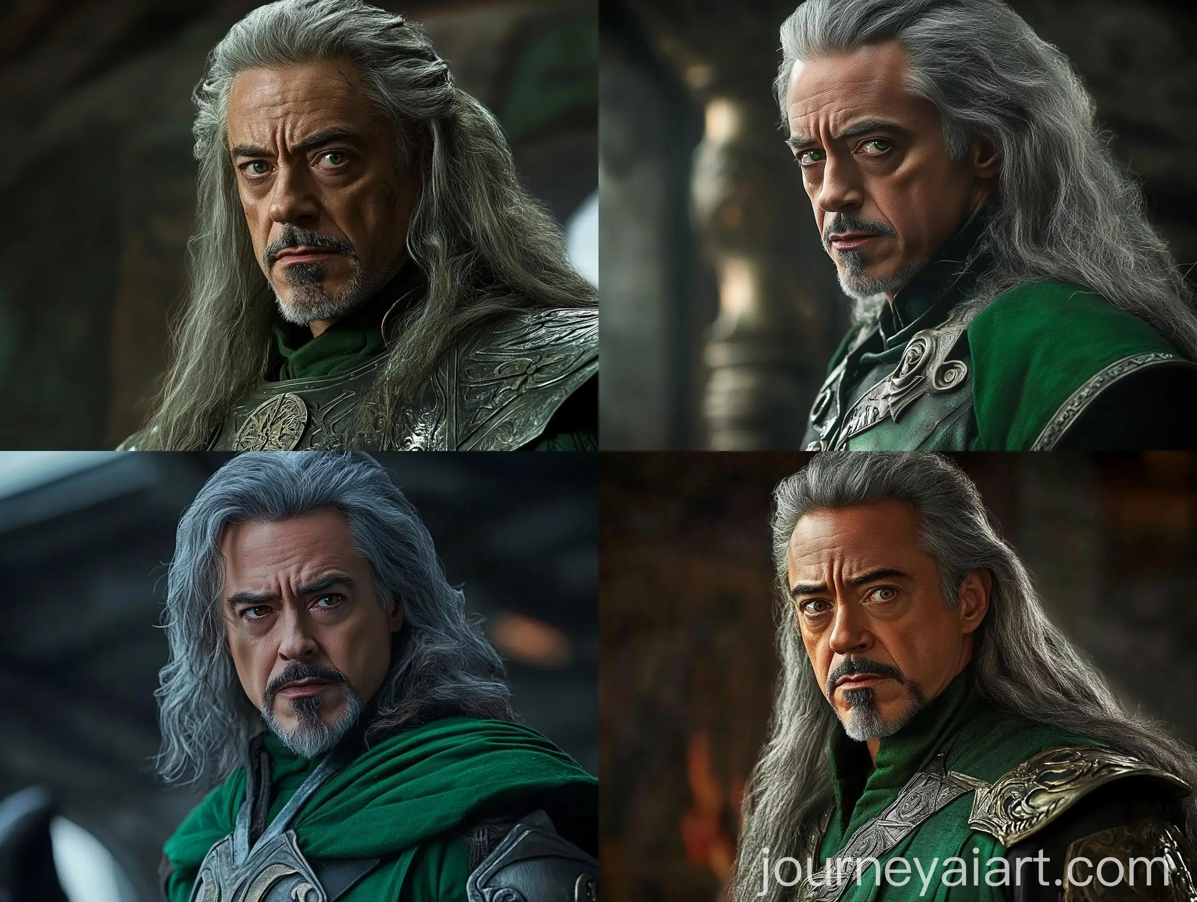 Robert-Downey-Jr-as-Medieval-Doctor-Doom-with-Grey-Hair-and-Armor