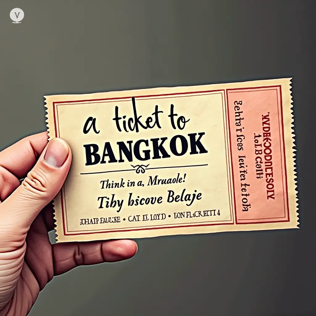 🔹 Background: ... A Ticket to Bangkok… and to You' 🔹