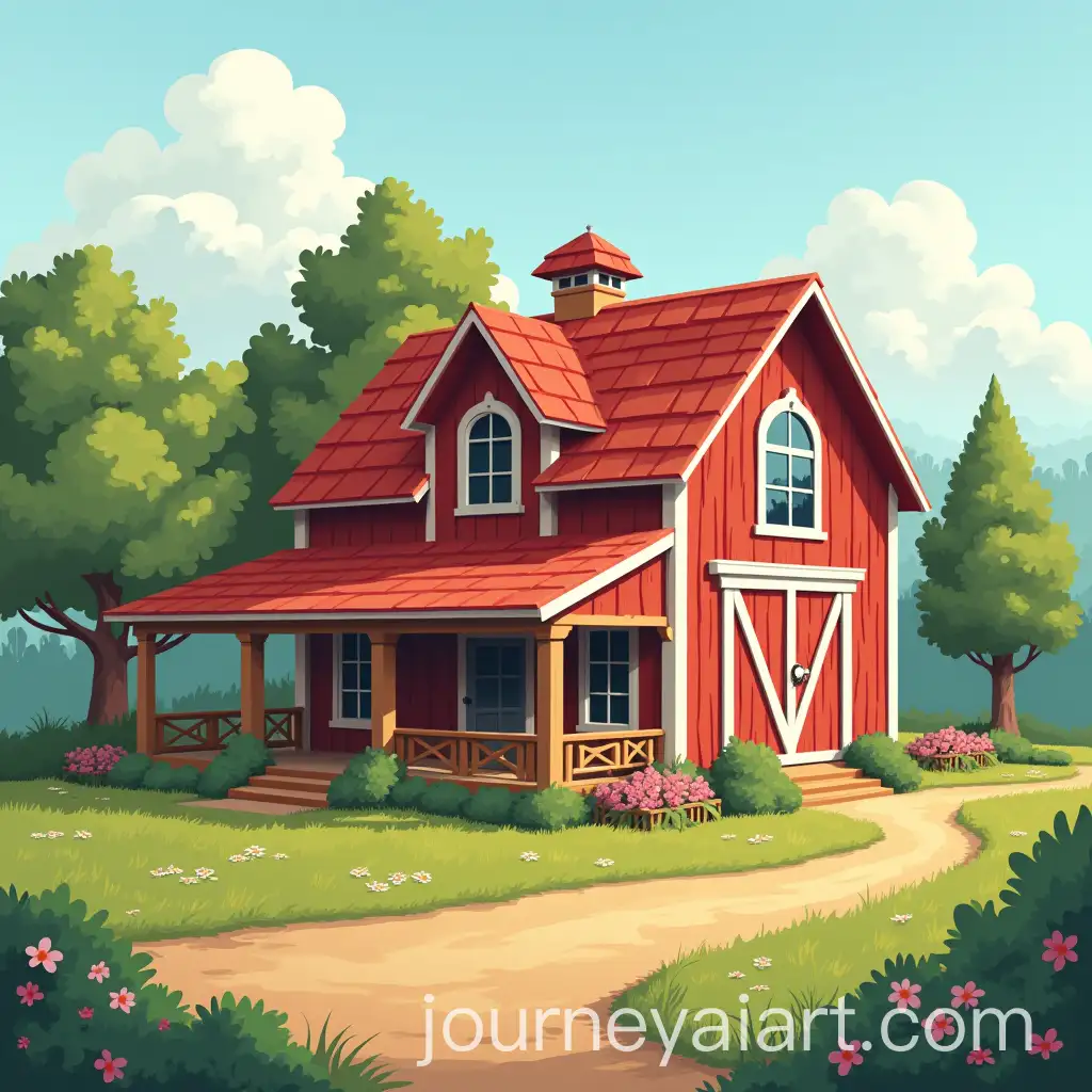 Charming-Farmhouse-Surrounded-by-Nature-in-a-Peaceful-Countryside