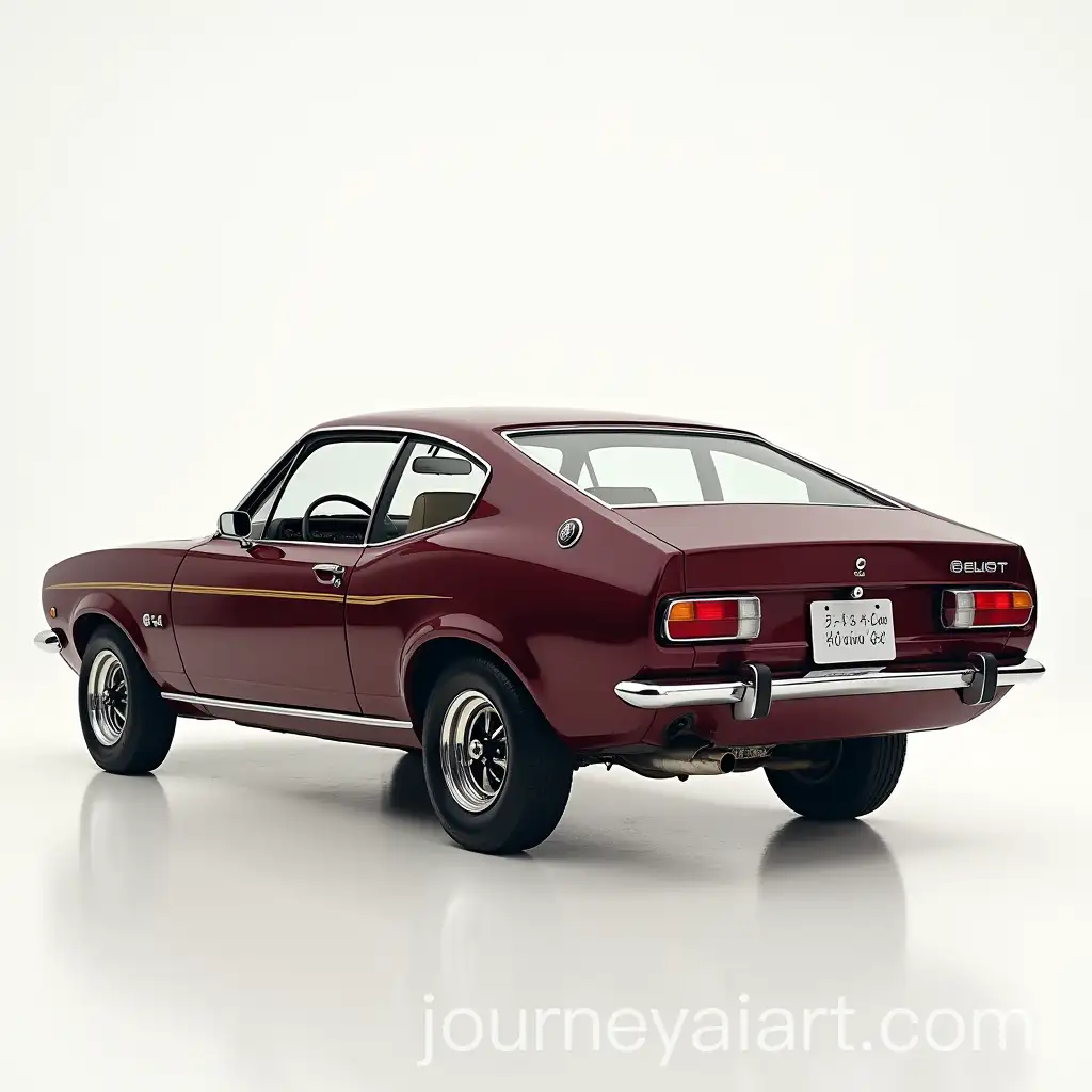 1973-Ford-Capri-Coupe-and-1974-Toyota-Celica-GT-Coupe-Side-View-in-Burgundy