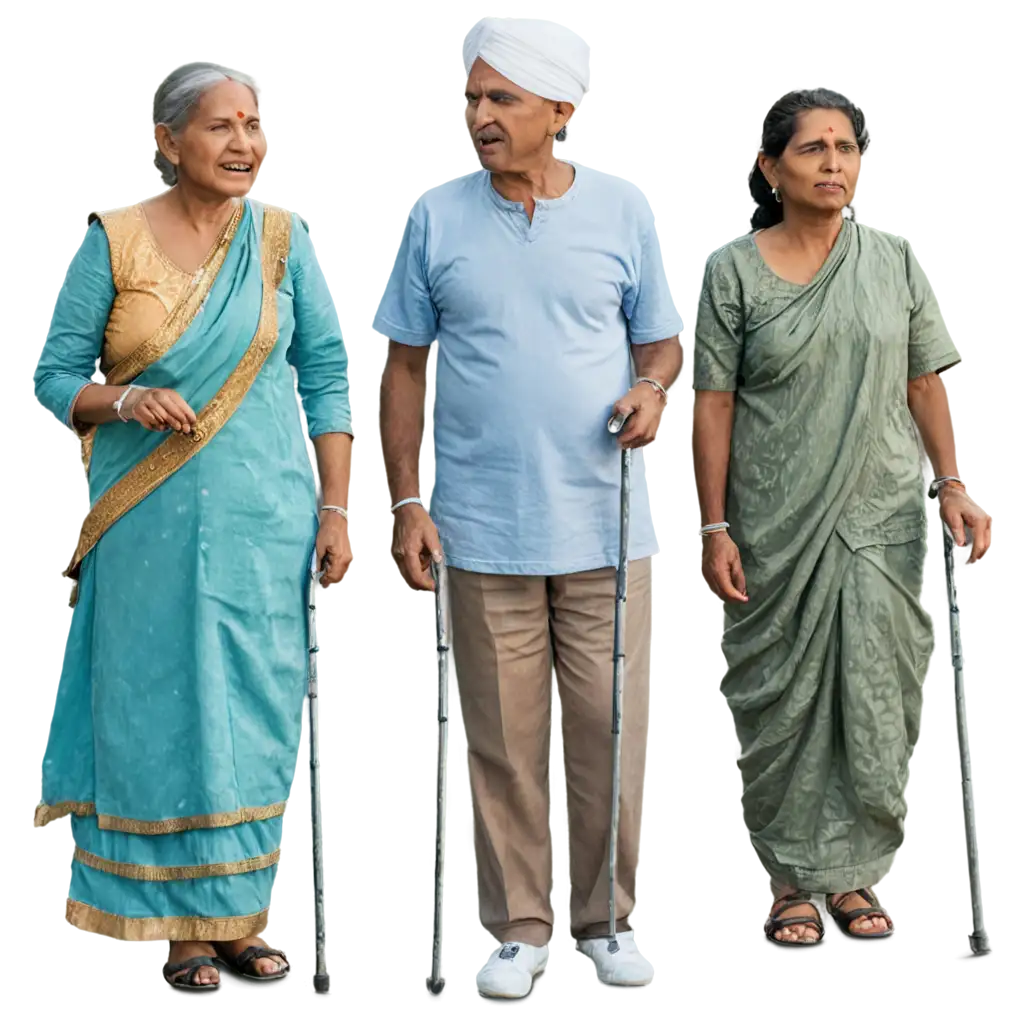 All-Types-of-Indian-Old-People-PNG-HighQuality-Image-for-Versatile-Use