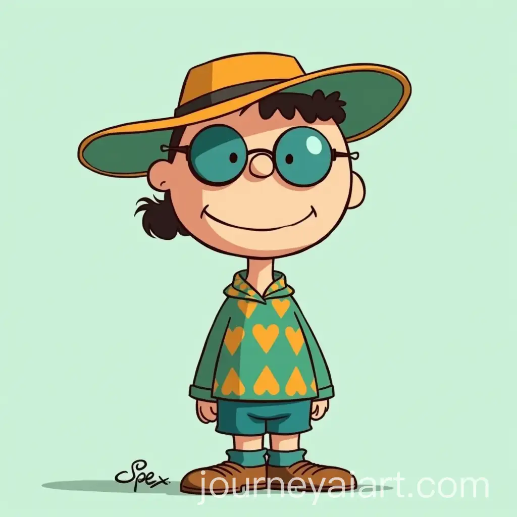 Teal-and-Orange-Peanuts-Cartoon-Character-Design-Meet-Spex