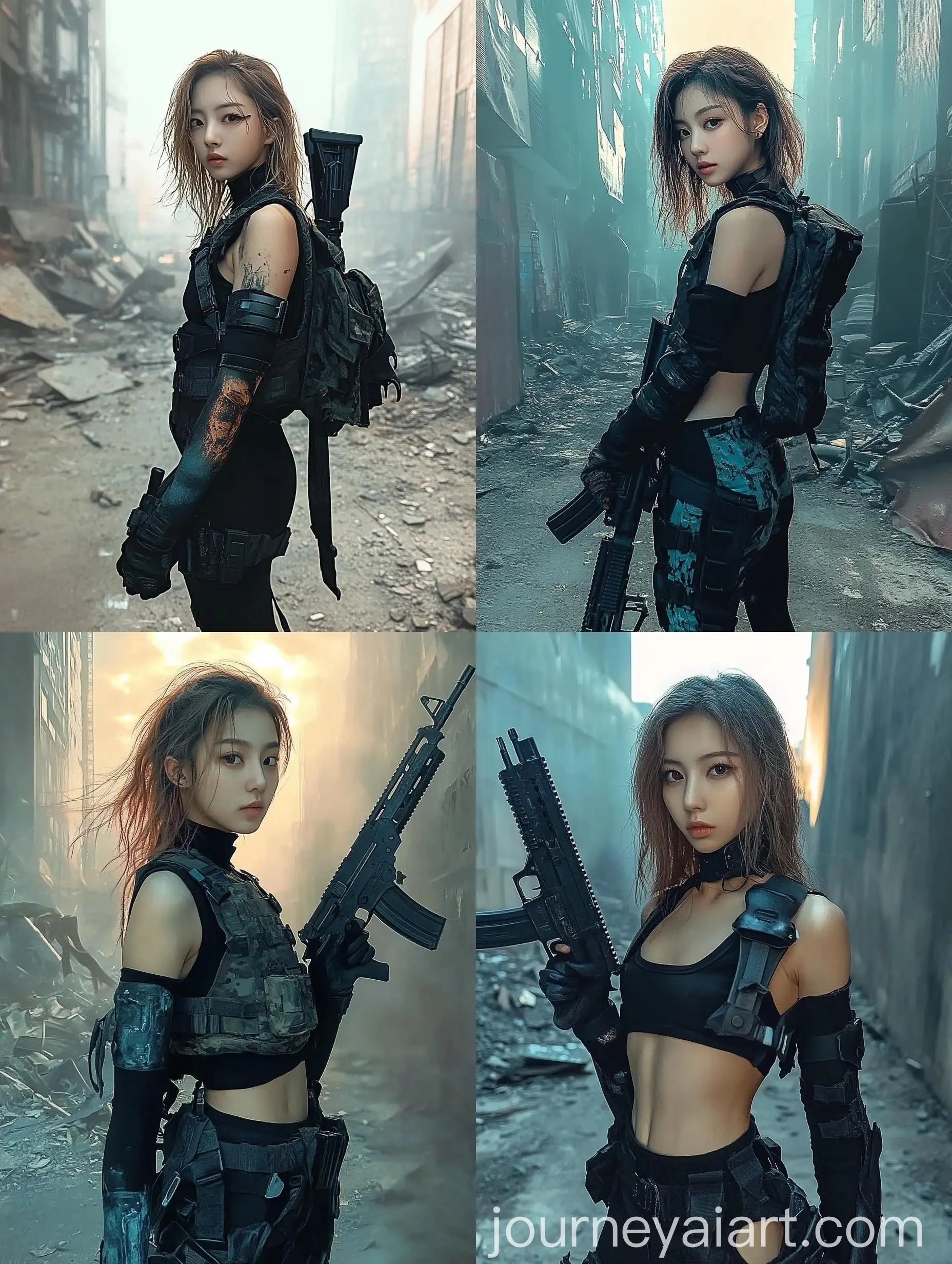 Survivor-in-PostApocalyptic-World-with-Energy-Rifle