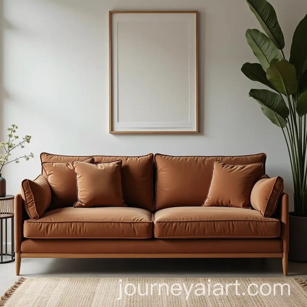 Stylish-Modern-Brown-Sofa-in-Contemporary-Living-Room