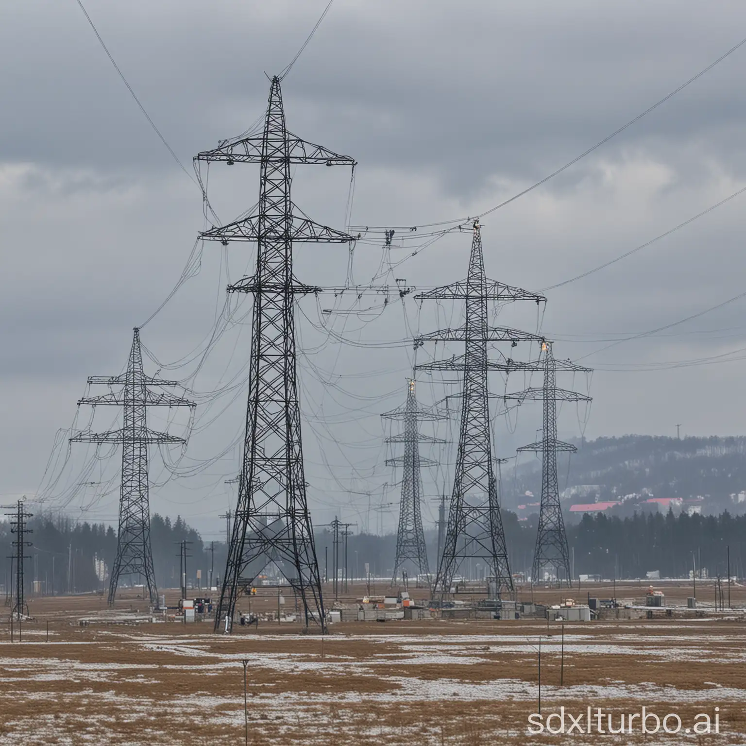 ultra-high voltage construction of the State Grid