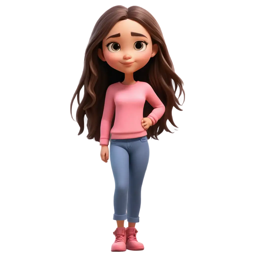 Girl cartoon style