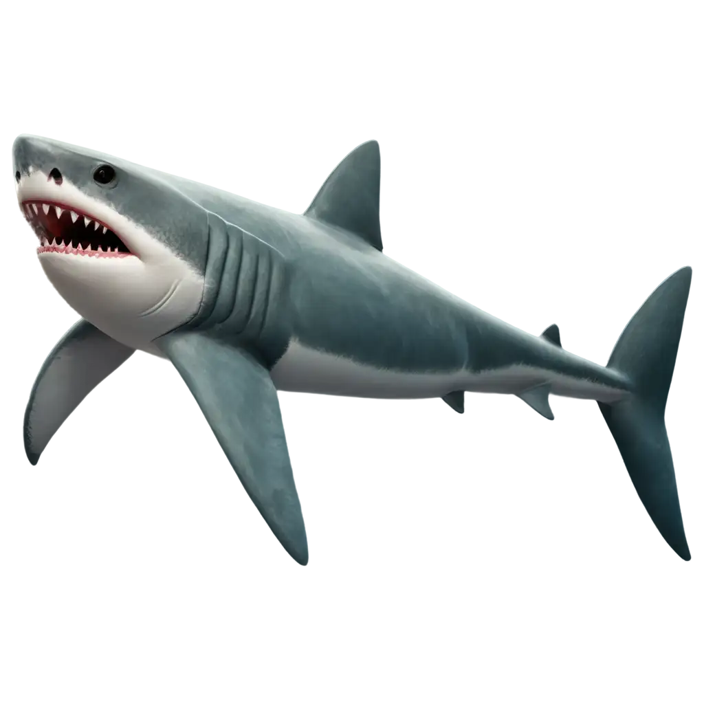 3D-Realistic-Shark-PNG-Image-for-HighQuality-Versatile-Usage