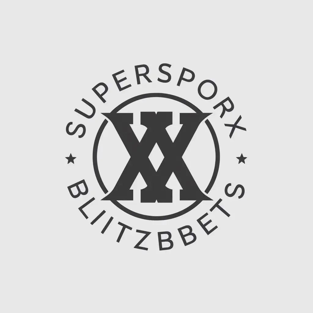 LOGO Design for SupersportXBlitzBets Vector Design with Symbol