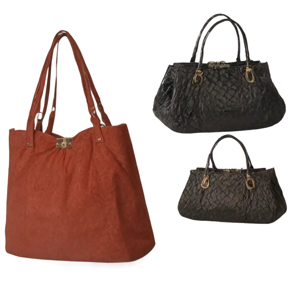 Stylish-Hand-Bags-and-Bed-Coverings-PNG-Images-for-HighQuality-Design-and-Versatility