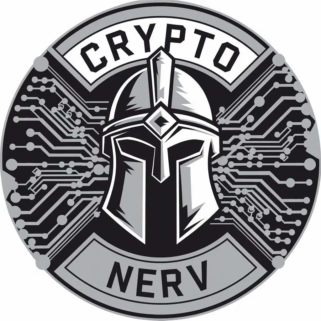 LOGO-Design-for-Crypto-NERV-Medieval-Helmet-Symbol-in-Finance-Industry