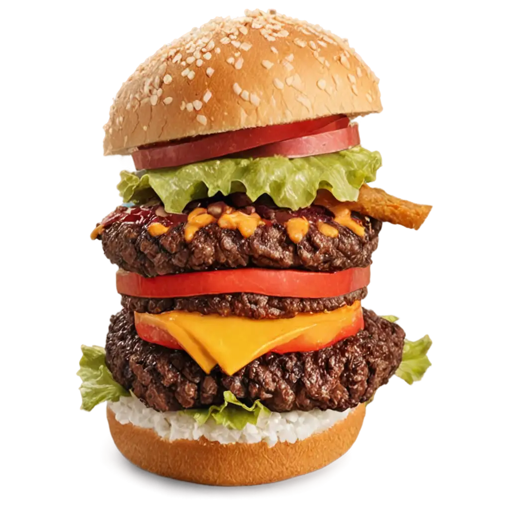 Delicious-Fully-Loaded-Burger-PNG-Mouthwatering-Image-Creation-for-Culinary-Delights