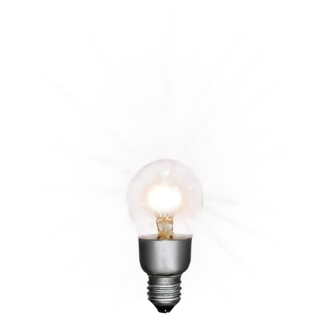 Illuminating-Bulb-with-Shining-Light-PNG-Perfect-for-Your-Creative-Projects