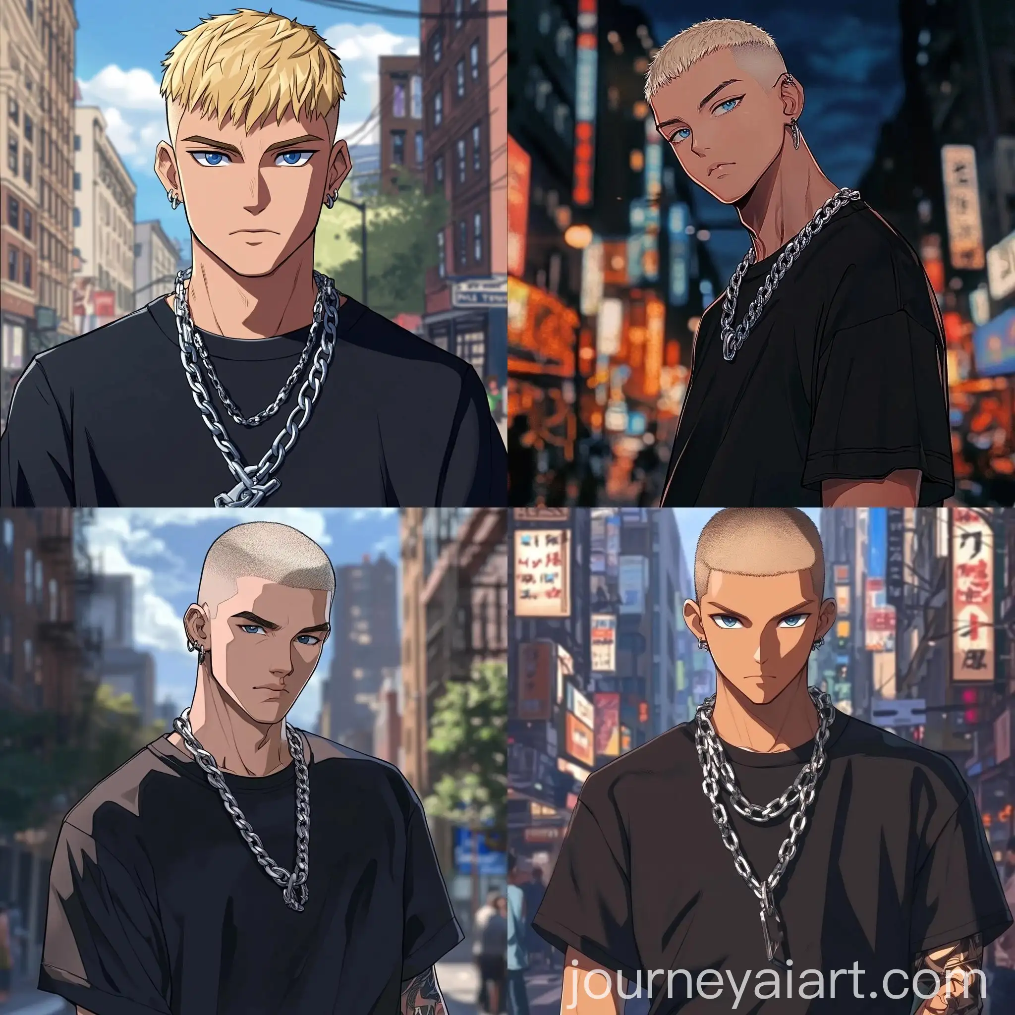 Blonde-Anime-Character-with-Blue-Eyes-in-Urban-American-Setting