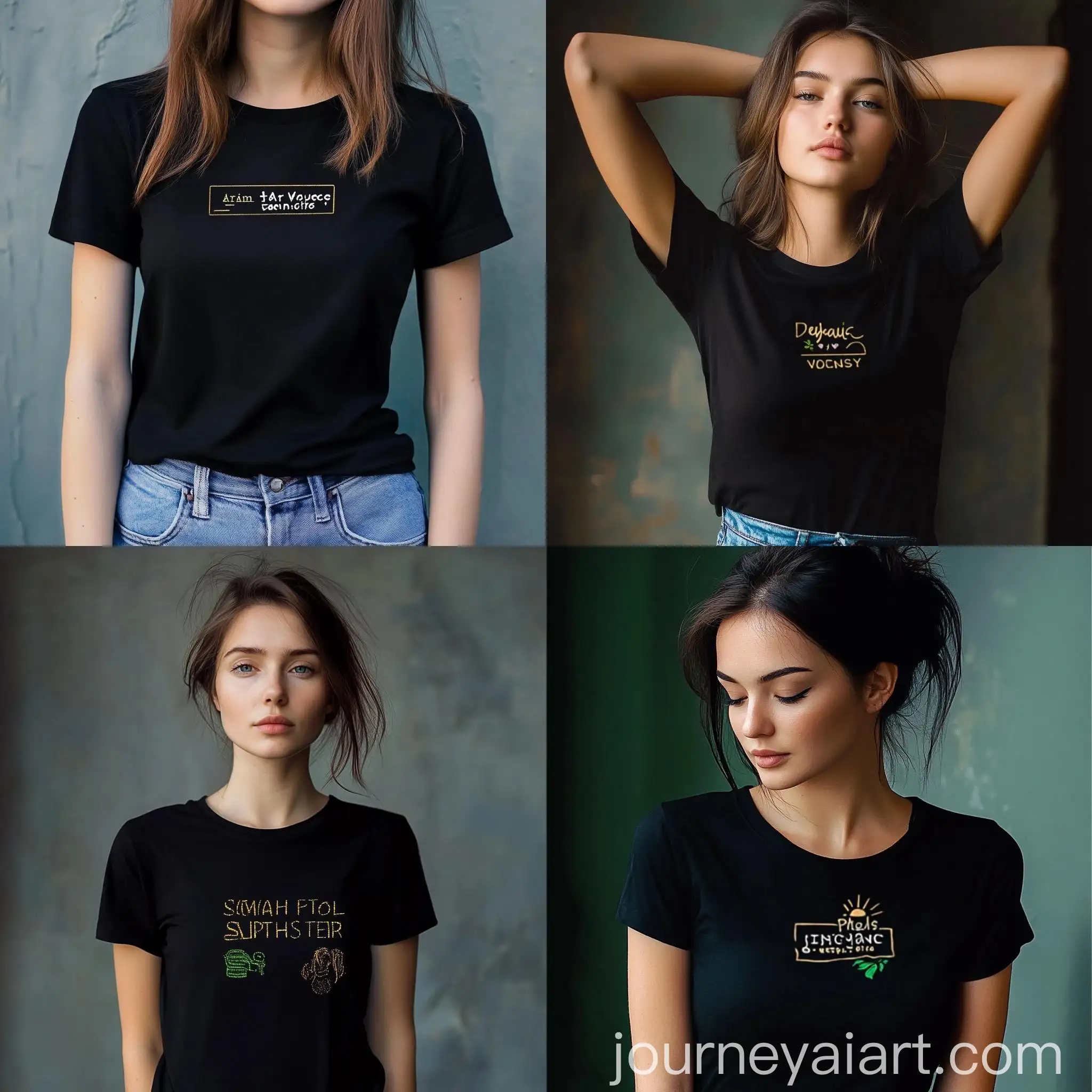 Woman-in-Black-TShirt-34-Body-View